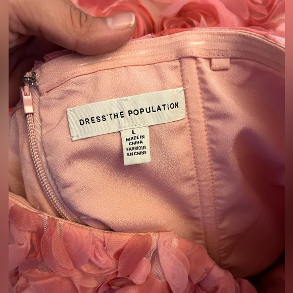 Dress The Population Sasha Strapless Mini Dress - Picture 7 of 9